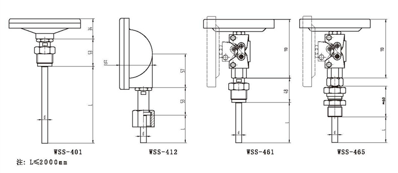 WSS工業雙金屬溫度計(通用型螺紋式)_雙金屬溫度計_第3張_重慶西珠儀表科技有限公司 WSS工業雙金屬溫度計(通用型螺紋式)_http://m.023mdkt.com_雙金屬溫度計_第3張